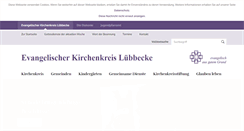Desktop Screenshot of kirchenkreis-luebbecke.de